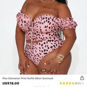 SHEIN swim suit 2 piece new never worn